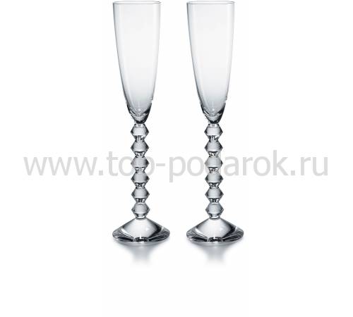 Набор из 2-х прозрачных бокалов для шампанского "VEGA" Baccarat 2811802