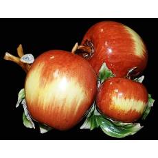 Декоративная веточка "Три яблока" Artigiano Capodimonte F/013