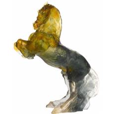 Статуэтка "Конь на дыбах" янтарно-серая Balthazar Daum (Лимитированная серия 275 экз.) 05152