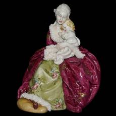 Статуэтка "Дама с ребёнком" Porcellane Principe 1070/PP