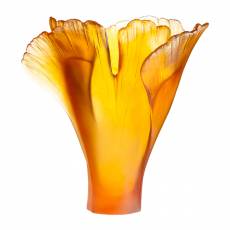 Ваза для цветов "Ginkgo" оранжевая (h=30) Daum 03409-3