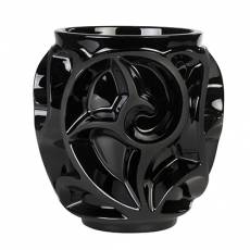 Ваза для цветов чёрная (малая) "Tourbillons" Lalique 10648200