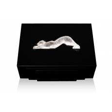 Шкатулка для украшений "Zeila" чёрная Lalique 10192700