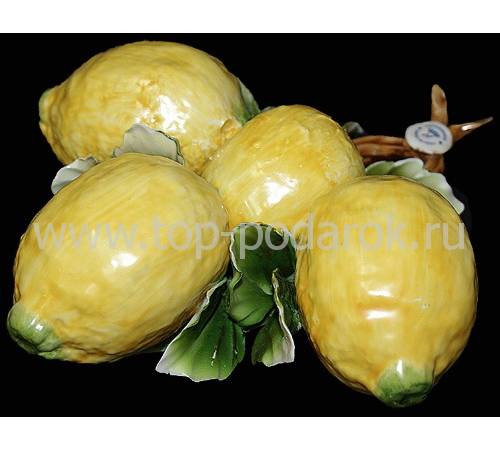 Декоративная веточка "Круглые лимоны" Artigiano Capodimonte F/014