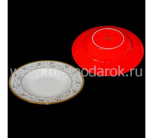 Набор из 6-ти тарелок для 1-го "Узоры" Glance GS2-001/J05-165G-PL4