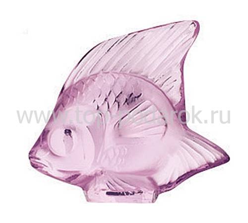 Статуэтка "Рыбка" розовая Lalique 3002800