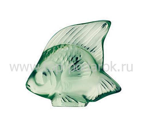 Статуэтка "Рыбка" светло-зеленая Lalique 3001100