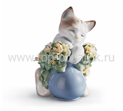 Статуэтка "Сонный котенок" Lladro 01006567
