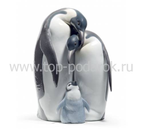 Статуэтка "Семья пингвинов" Lladro 01008696