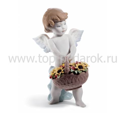 Статуэтка ангелочка "Небесный урожай" Lladro 01008676