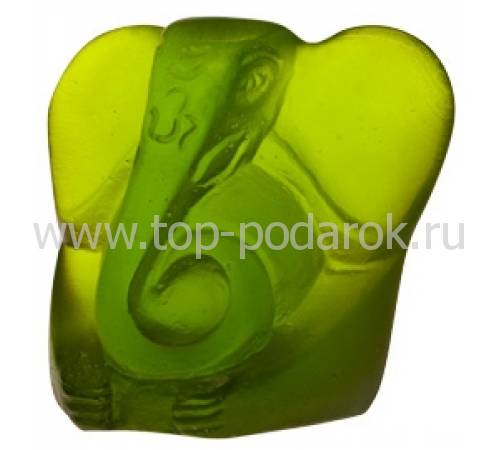 Статуэтка "Ganesha" маленькая зеленая "Bouddha" Daum 05288-3/C