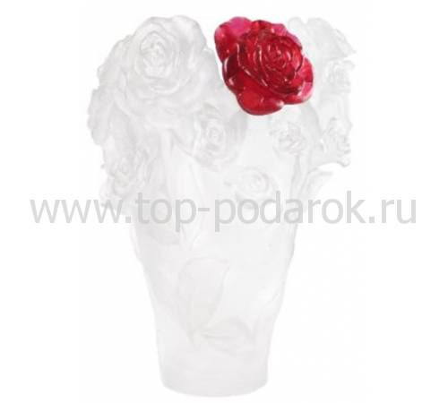 Ваза для цветов "Rose Passion" белая (h=35) Daum (Лимитированная серия 500 экз.) 05308