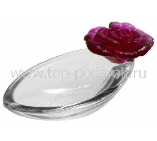 Вазочка для конфет "Rose Passion" прозрачная Daum 05278-1/C
