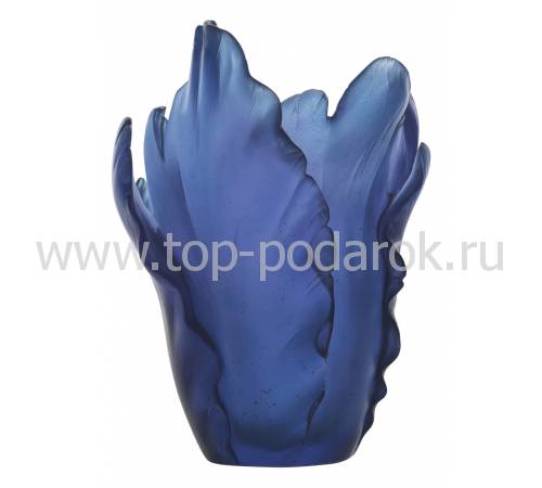 Ваза для цветов "Tulipe" синяя Daum 05213-4