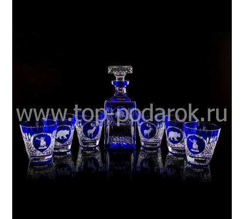 Набор из штофа и 4-х стаканов для виски "Hunt" Tsar FABERGE 548354B