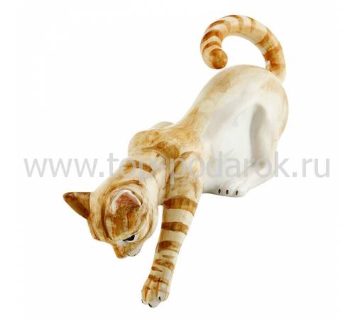 Статуэтка "Полосатая кошка спрыгивающая" Ahura 0852/ART