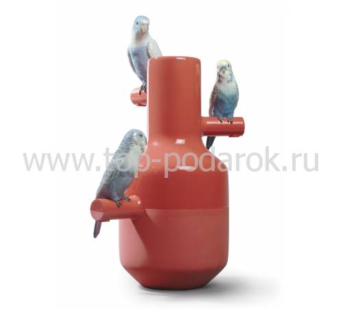 Ваза для цветов "Парад попугаев" Lladro 01007846