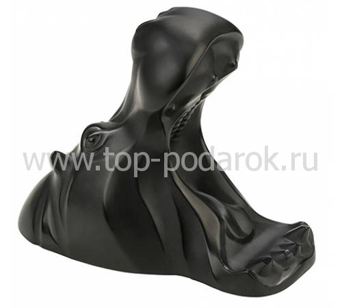 Подставка "Голова бегемота" чёрная для смартфона и планшета Lalique 10599800