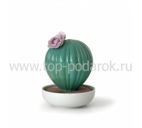 Декоративный цветок "Кактус с розовым цветком" Lladro 01040187