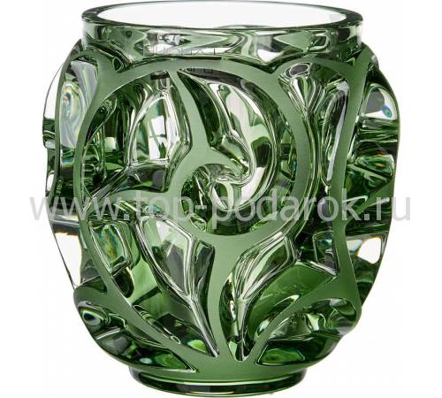 Ваза для цветов зелёная (малая) "Tourbillons" Lalique 10571400