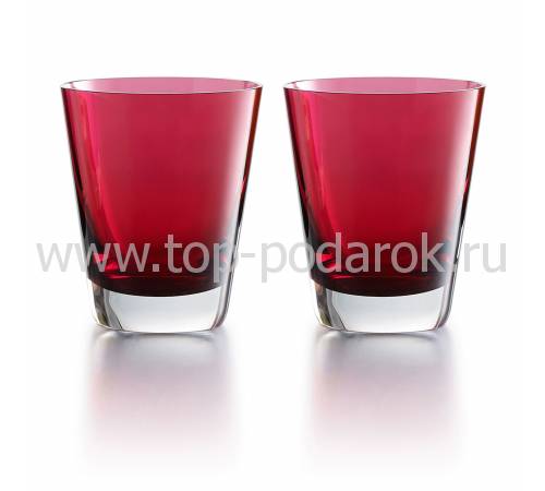 Набор из 2-х красных стаканов для сока "Mosaique" Baccarat 2811578