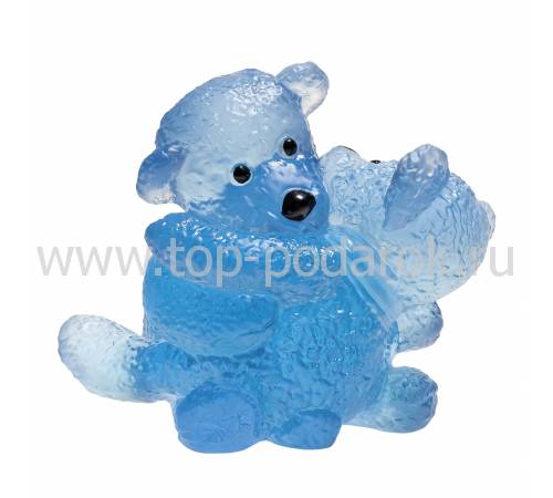 Статуэтка "Обнимающиеся мишки" синие Daum (Лимитированная серия 375 экз) 05564-1