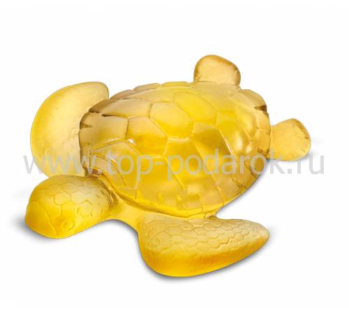 Статуэтка "Черепаха" Mini желтая Daum 0290-4/C