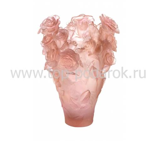 Ваза для цветов "Rose Passion Magnum" розовая (h=53) Daum (Лимитированная серия 99 экз.) 05106-9