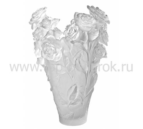 Ваза для цветов "Rose Passion Magnum" белый (h=53) Daum (Лимитированная серия 50 экз.) 05106-5