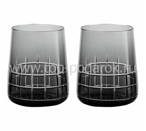 Набор из 2-х серых стаканов для воды "Graphik" (h=10) Christofle 07946050