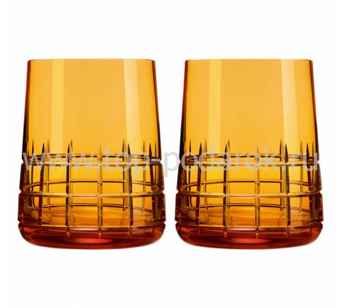 Набор из 2-х желтых стаканов для воды "Graphik" (h=10) Christofle 07946350