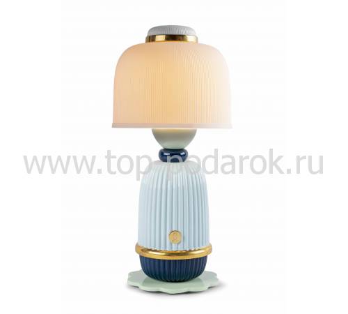 Настольная лампа "Kokeshi" голубая Lladro 01024147