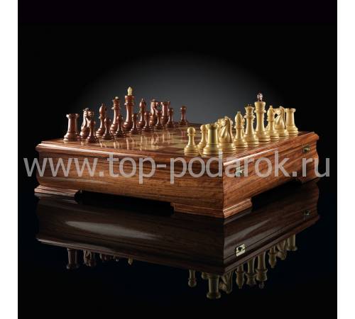 Шахматы "Стаунтон Люкс мини" (бубинга/самшит) AVTSH00120