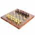 Шахматы деревянные с инкрустацией из янтаря "Готика" ES031