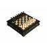 Янтарный шахматный ларец (Мореный дуб) ES038